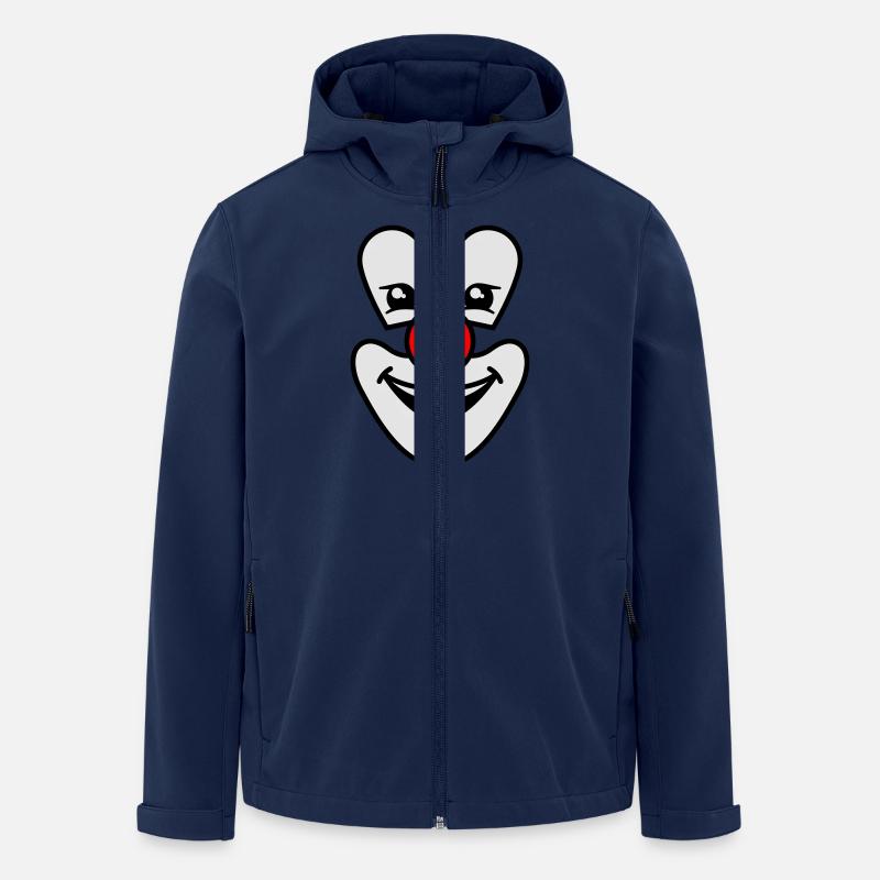Clown - Recycelte Männer Softshell-Jacke Discoverer von Stanley/Stella - Navy