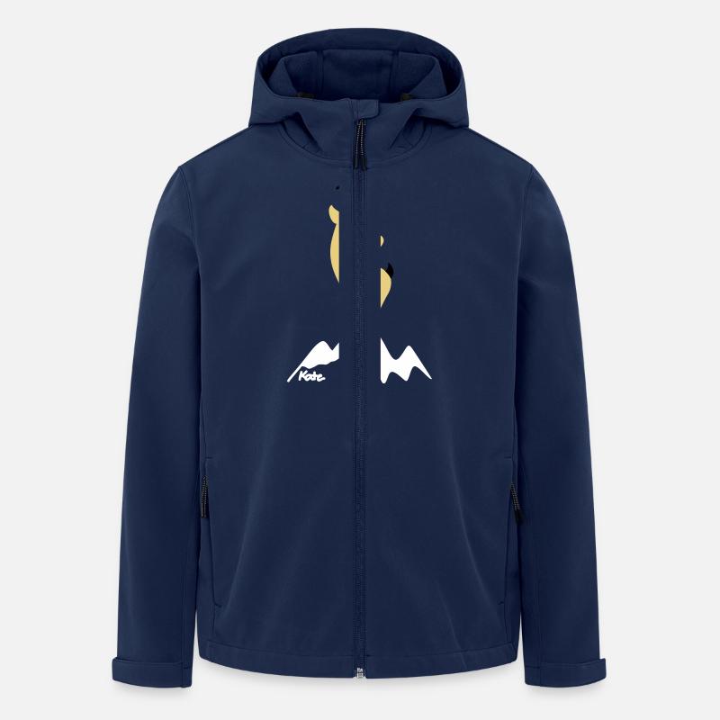Gams (farbig) - Recycelte Männer Softshell-Jacke von Stanley/Stella - Navy