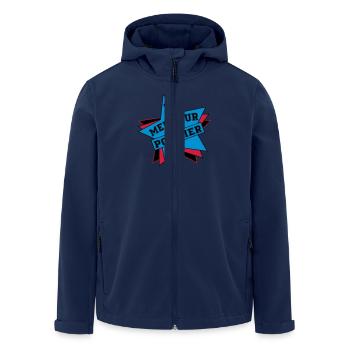 MEILLEUR POMPIER - Veste softshell homme en polyester recyclé Stanley/Stella - marine - Devant - AI Model Male 185 light (185cm)