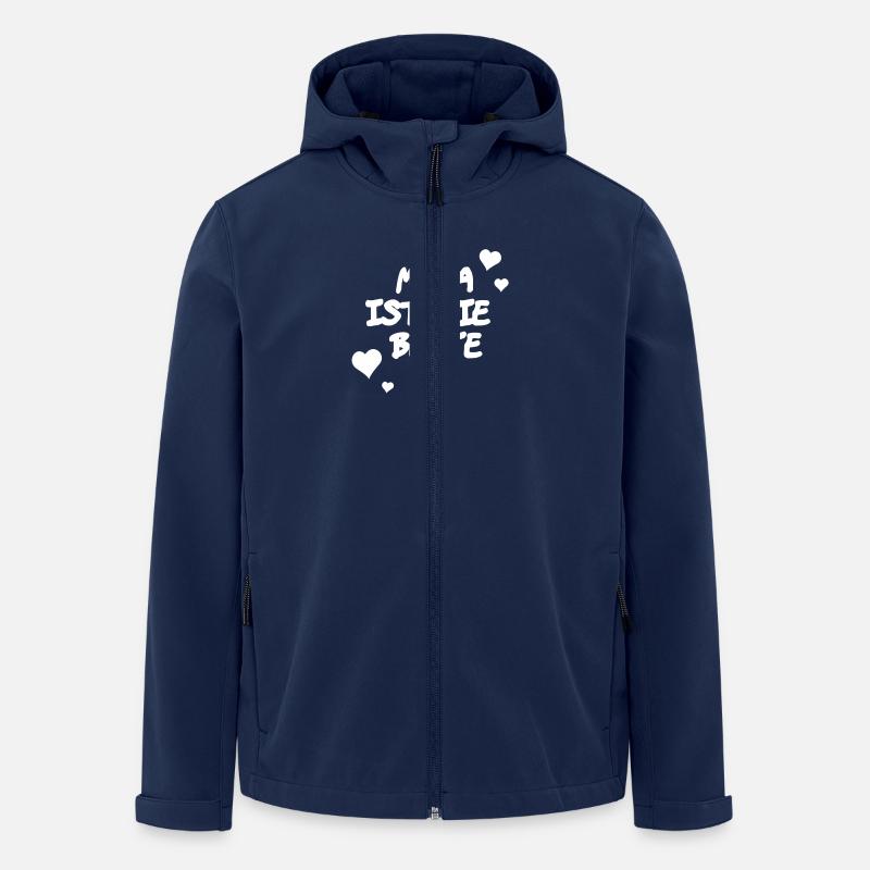 Mama ist die Beste - Recycelte Männer Softshell-Jacke von Stanley/Stella - Navy