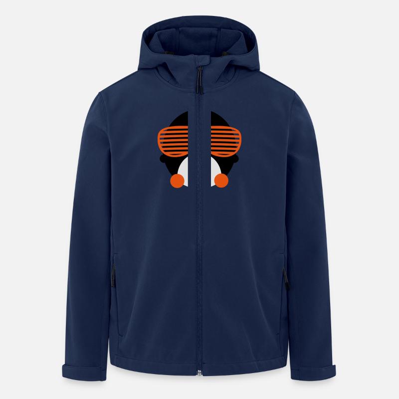 Pinguin - Recycelte Männer Softshell-Jacke von Stanley/Stella - Navy