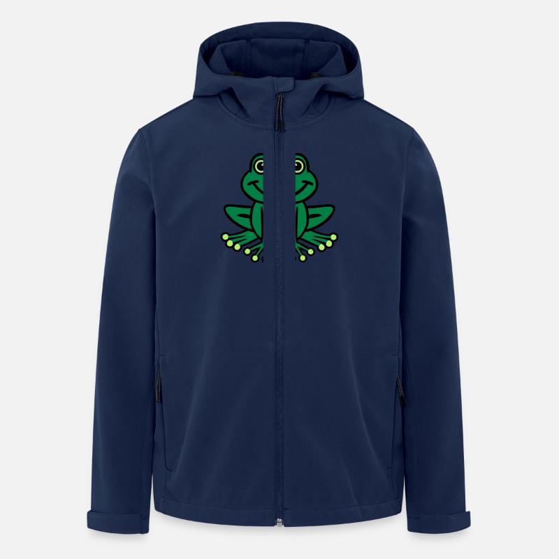 Grenouille - Veste softshell homme en polyester recyclé Stanley/Stella - marine