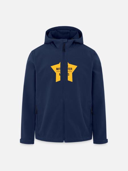 Mitarbeiter des Monats - Recycelte Männer Softshell-Jacke von Stanley/Stella - Navy