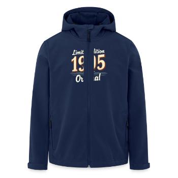 30th Birthday Original - Vintage Vintage 1995 - Men’s Recycled Softshell Jacket by Stanley/Stella - navy - Front - AI Model Male 185 light (185cm)