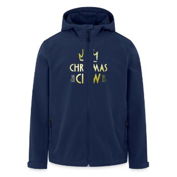 Christmas Crew - Recycelte Männer Softshell-Jacke von Stanley/Stella - Navy - Vorne - AI Model Male 185 light (185cm)