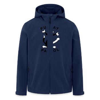 Pussay Patrol from as seen in The Inbetweeners - Men’s Recycled Softshell Jacket by Stanley/Stella - navy - Front - AI Model Male 185 light (185cm)