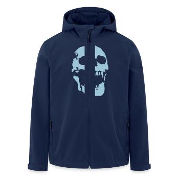 scream_skull - Men’s Recycled Softshell Jacket by Stanley/Stella - navy - Front - AI Model Male 185 light (185cm)