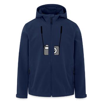 camera - Veste softshell homme en polyester recyclé Stanley/Stella - marine - Devant - AI Model Male 185 light (185cm)