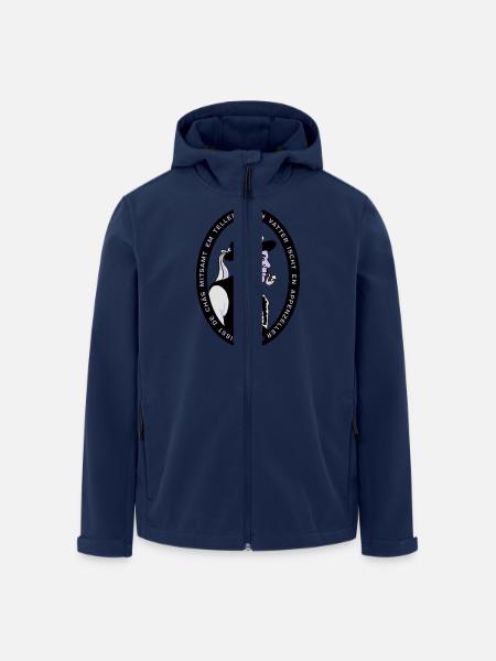 Appenzeller Spruch - Recycelte Männer Softshell-Jacke von Stanley/Stella - Navy