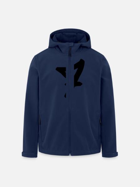 Graffiti: 7 - Veste softshell homme en polyester recyclé Stanley/Stella - marine