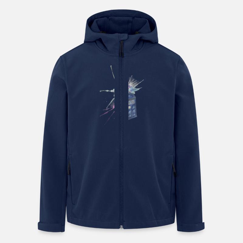 Tardis - Recycelte Männer Softshell-Jacke von Stanley/Stella - Navy