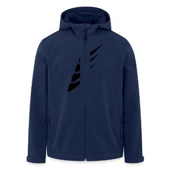 tout simplement 005 - Veste softshell homme en polyester recyclé Stanley/Stella - marine - Devant - AI Model Male 185 light (185cm)