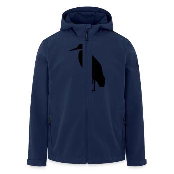 stork - Men’s Recycled Softshell Jacket by Stanley/Stella - navy - Front - AI Model Male 185 light (185cm)