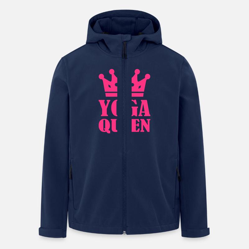 Yoga Queen - Veste softshell homme en polyester recyclé Stanley/Stella - marine
