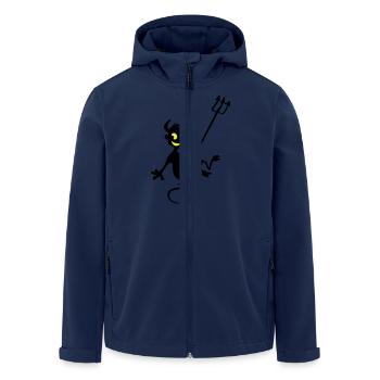 Diablotin - Veste softshell homme en polyester recyclé Stanley/Stella - marine - Devant - AI Model Male 185 light (185cm)