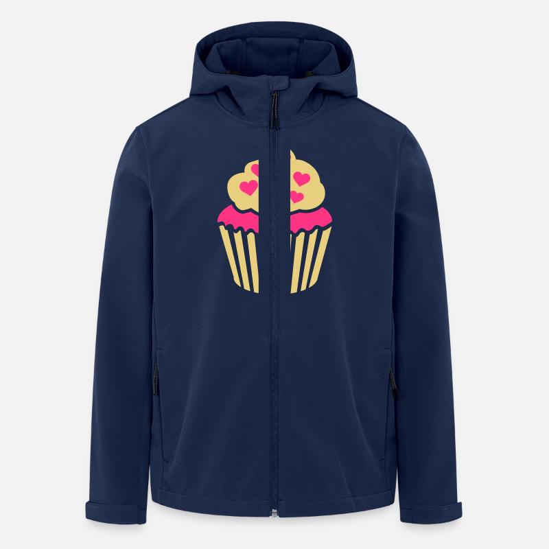 Cupcake - Recycelte Männer Softshell-Jacke von Stanley/Stella - Navy