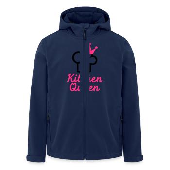 Kitchen Queen - Men’s Recycled Softshell Jacket by Stanley/Stella - navy - Front - AI Model Male 185 light (185cm)