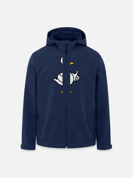 Gans - Recycelte Männer Softshell-Jacke von Stanley/Stella - Navy