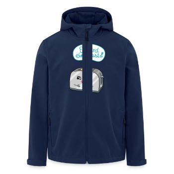 Es wird ein Toast! - Recycelte Männer Softshell-Jacke von Stanley/Stella - Navy - Vorne - AI Model Male 185 light (185cm)