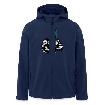 spartaner_002 - Veste softshell homme en polyester recyclé Stanley/Stella - marine - Devant - AI Model Male 185 light (185cm)