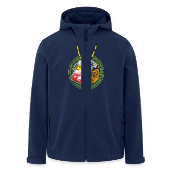 St Patrick's Day T Shirt Very Important Paddy - Recycelte Männer Softshell-Jacke von Stanley/Stella - Navy - Vorne - AI Model Male 185 light (185cm)