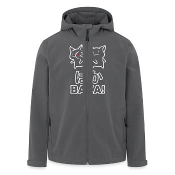 Anime - Baka - Recycelte Männer Softshell-Jacke von Stanley/Stella - Anthrazit - Vorne - AI Model Male 185 light (185cm)