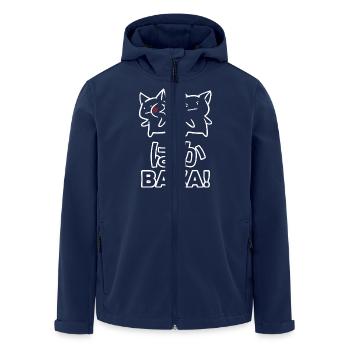Anime - Baka - Recycelte Männer Softshell-Jacke von Stanley/Stella - Navy - Vorne - AI Model Male 185 light (185cm)