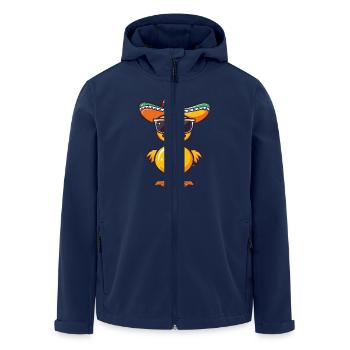 Duck Funny Sombrero - Men’s Recycled Softshell Jacket by Stanley/Stella - navy - Front - AI Model Male 185 light (185cm)
