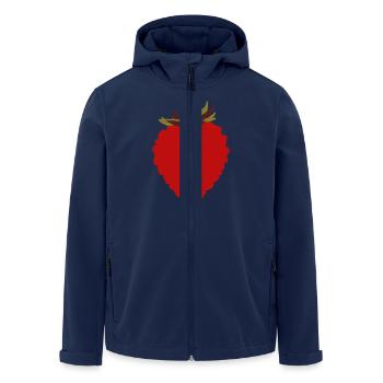 Wild Strawberry - Recycelte Männer Softshell-Jacke von Stanley/Stella - Navy - Vorne - AI Model Male 185 light (185cm)