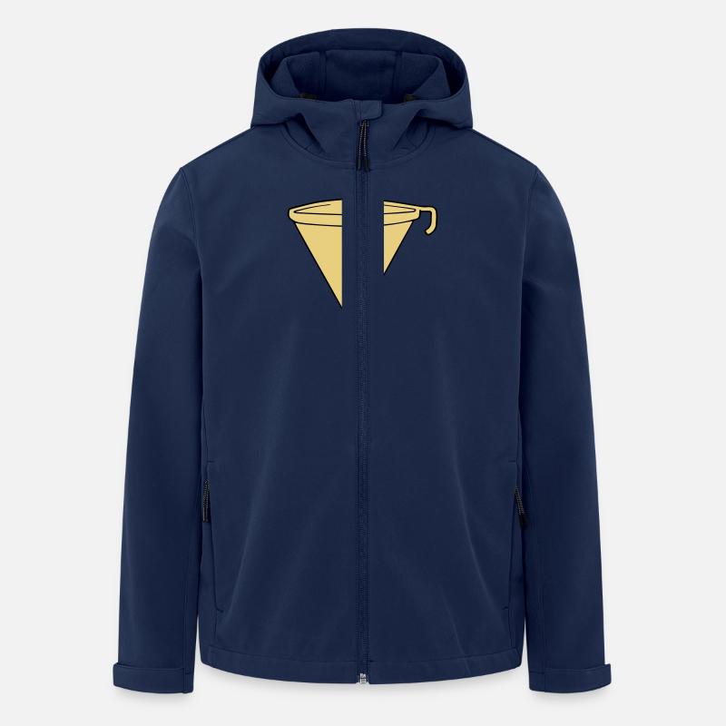funell - Recycelte Männer Softshell-Jacke von Stanley/Stella - Navy