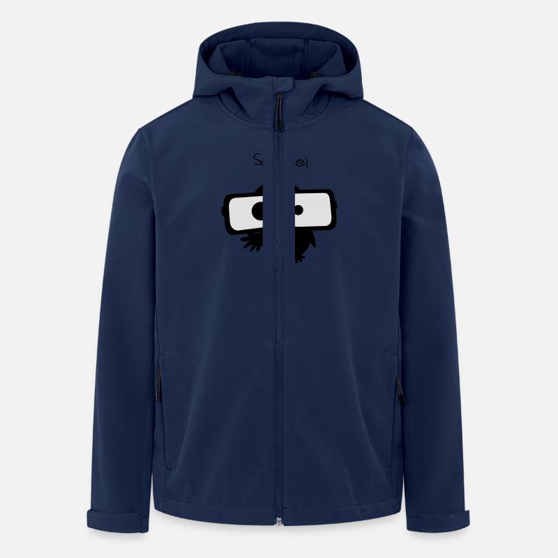 EULE // Sehvogel - Recycelte Männer Softshell-Jacke von Stanley/Stella - Navy