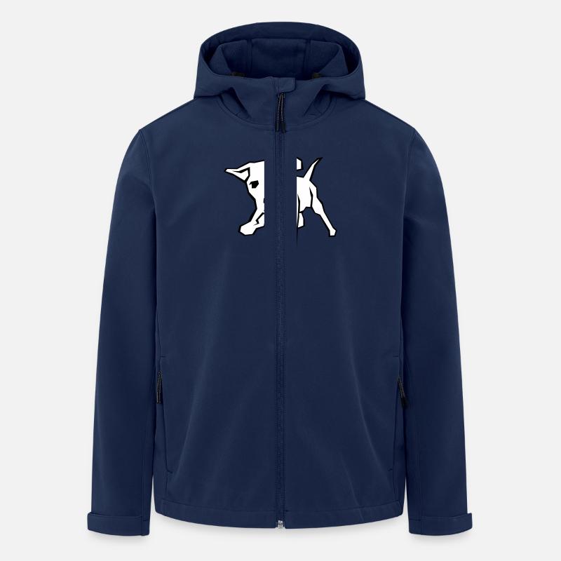 Geile Welpe - Recycelte Männer Softshell-Jacke von Stanley/Stella - Navy