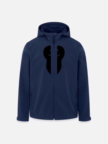 Zahn - Recycelte Männer Softshell-Jacke von Stanley/Stella - Navy