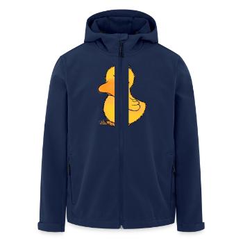 Duckli - Men’s Recycled Softshell Jacket by Stanley/Stella - navy - Front - AI Model Male 185 light (185cm)