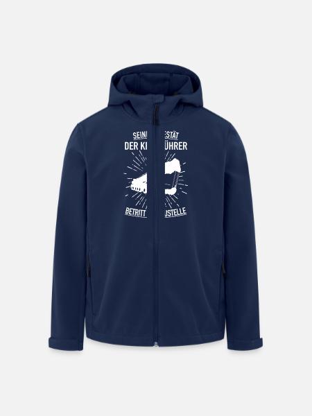 MAJESTÄT KRANFÜHRER - Recycelte Männer Softshell-Jacke von Stanley/Stella - Navy