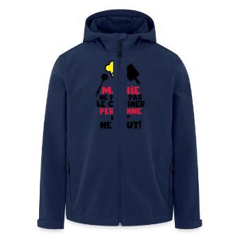 si mamie ne peut pas - Veste softshell homme en polyester recyclé Stanley/Stella - marine - Devant - AI Model Male 185 light (185cm)