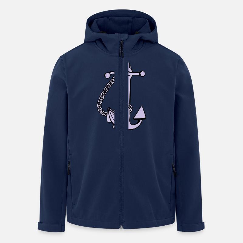 anchor - anker - Recycelte Männer Softshell-Jacke von Stanley/Stella - Navy