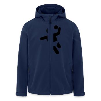 Baby Handball tshirt - Recycelte Männer Softshell-Jacke von Stanley/Stella - Navy - Vorne - AI Model Male 185 light (185cm)