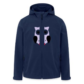 Eule - Men’s Recycled Softshell Jacket by Stanley/Stella - navy - Front - AI Model Male 185 light (185cm)