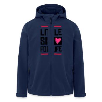 little sis for life heart - Recycelte Männer Softshell-Jacke von Stanley/Stella - Navy - Vorne - AI Model Male 185 light (185cm)