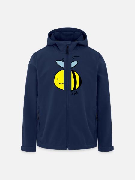 comic_biene_002 - Men’s Recycled Softshell Jacket by Stanley/Stella - navy