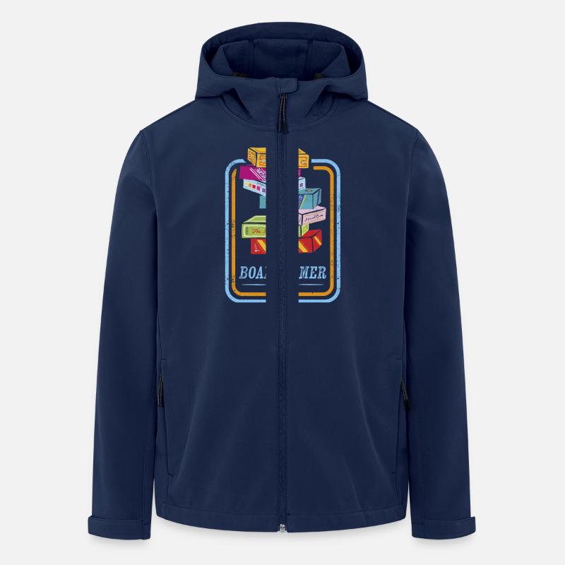 Boardgamer Brettspieler - Recycelte Männer Softshell-Jacke von Stanley/Stella - Navy
