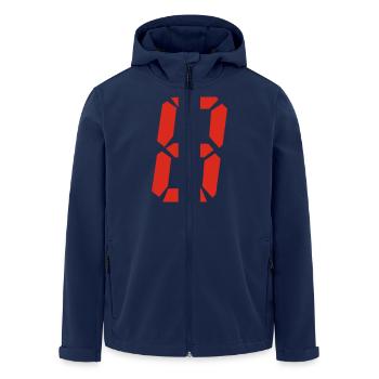 8 - Recycelte Männer Softshell-Jacke von Stanley/Stella - Navy - Vorne - AI Model Male 185 light (185cm)