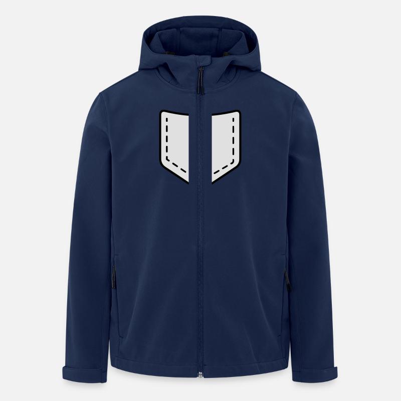 Tasche - Recycelte Männer Softshell-Jacke von Stanley/Stella - Navy