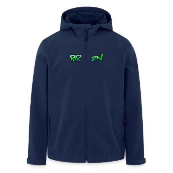 Gangster Bremen - Recycelte Männer Softshell-Jacke von Stanley/Stella - Navy - Vorne - AI Model Male 185 light (185cm)