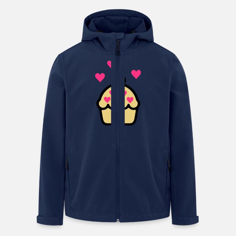 cupcake - Recycelte Männer Softshell-Jacke von Stanley/Stella - Navy