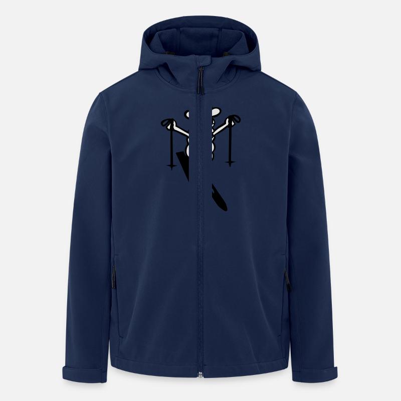 schiefahrer_2farb_klein - Veste softshell homme en polyester recyclé Stanley/Stella - marine