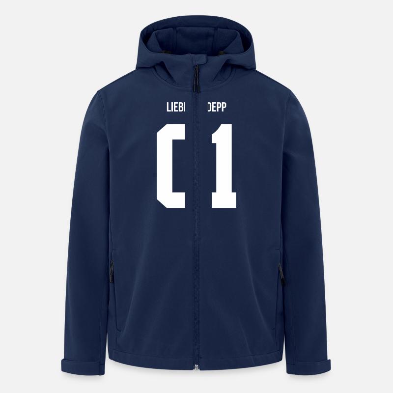 LIEBLINGSDEPP - Recycelte Männer Softshell-Jacke von Stanley/Stella - Navy