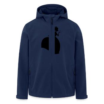 Beautiful Princess Silhouette - Men’s Recycled Softshell Jacket by Stanley/Stella - navy - Front - AI Model Male 185 light (185cm)