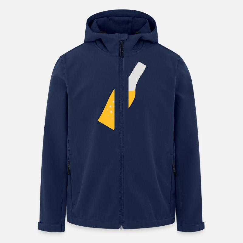 Bierflasche - Recycelte Männer Softshell-Jacke von Stanley/Stella - Navy